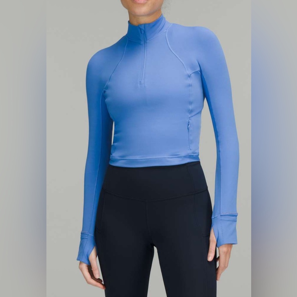 NWT Lululemon Its Rulu Run Cropped Half Zip